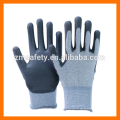 Guantes de seguridad eléctricos recubiertos con PU de color gris Guantes de ESD